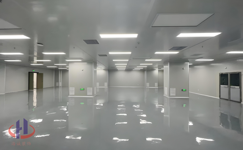 深圳光明生物科技公司辦公無(wú)塵車間裝修